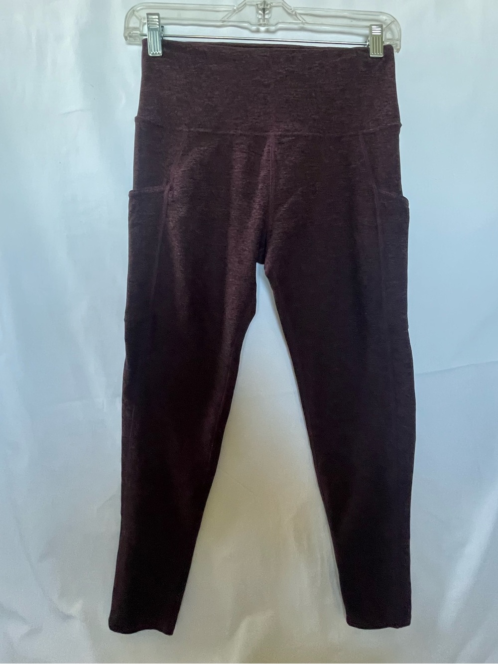 Kirkland Signature Girls Dark Brown Velvet-Look Leggings